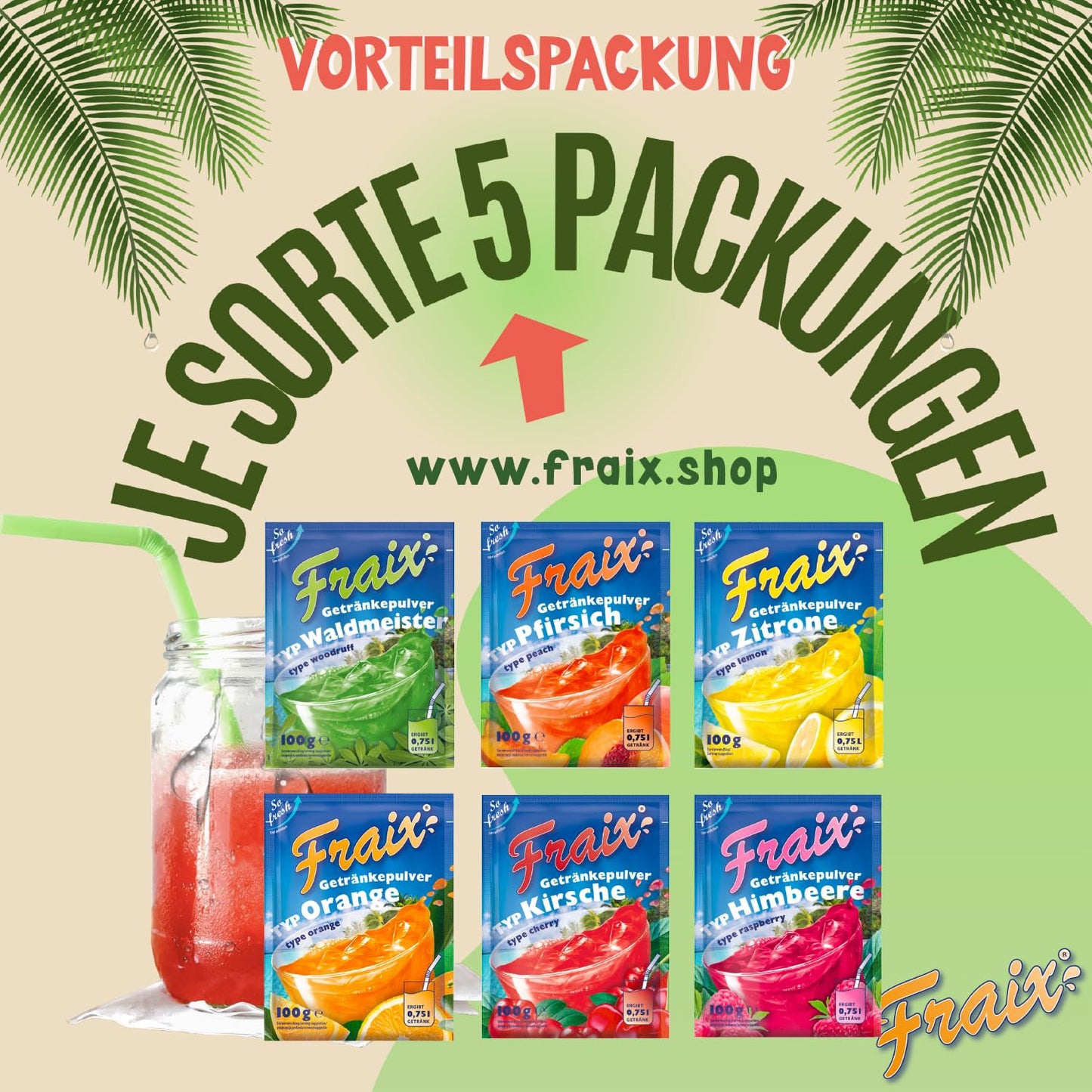 6 Sorte Mixed (30er Pack x 100g) Vorteilspack