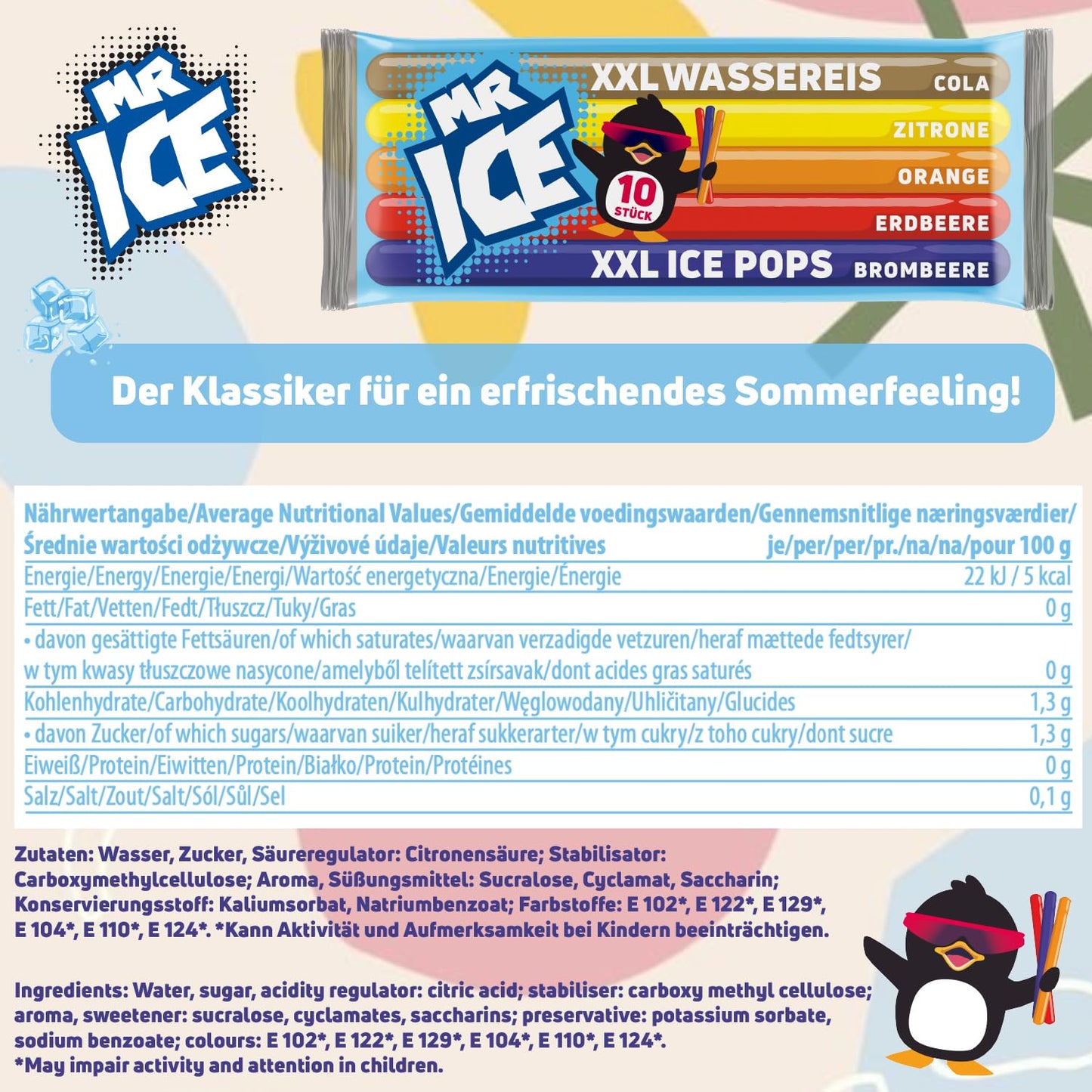 MR ICE Wassereis 10 x 60ml