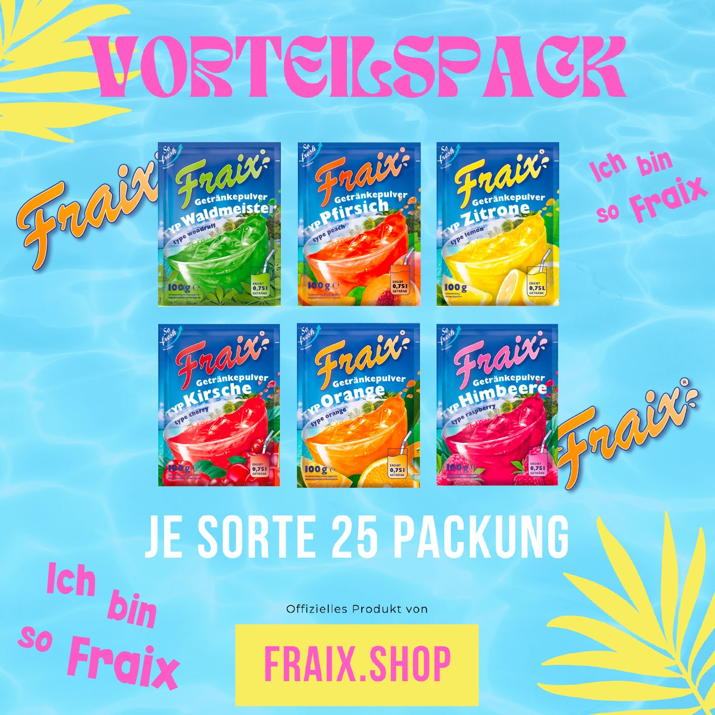 6 Sorte Mixed (150er Pack x 100g) Vorteilspack