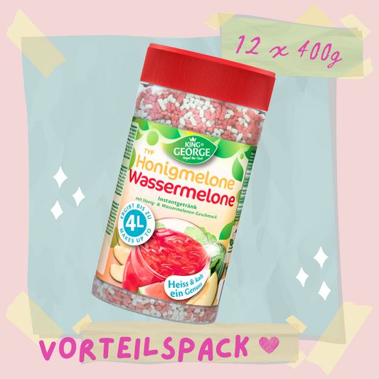 KING GEORGE Honigmelone-Wassermelone 12 x 400g