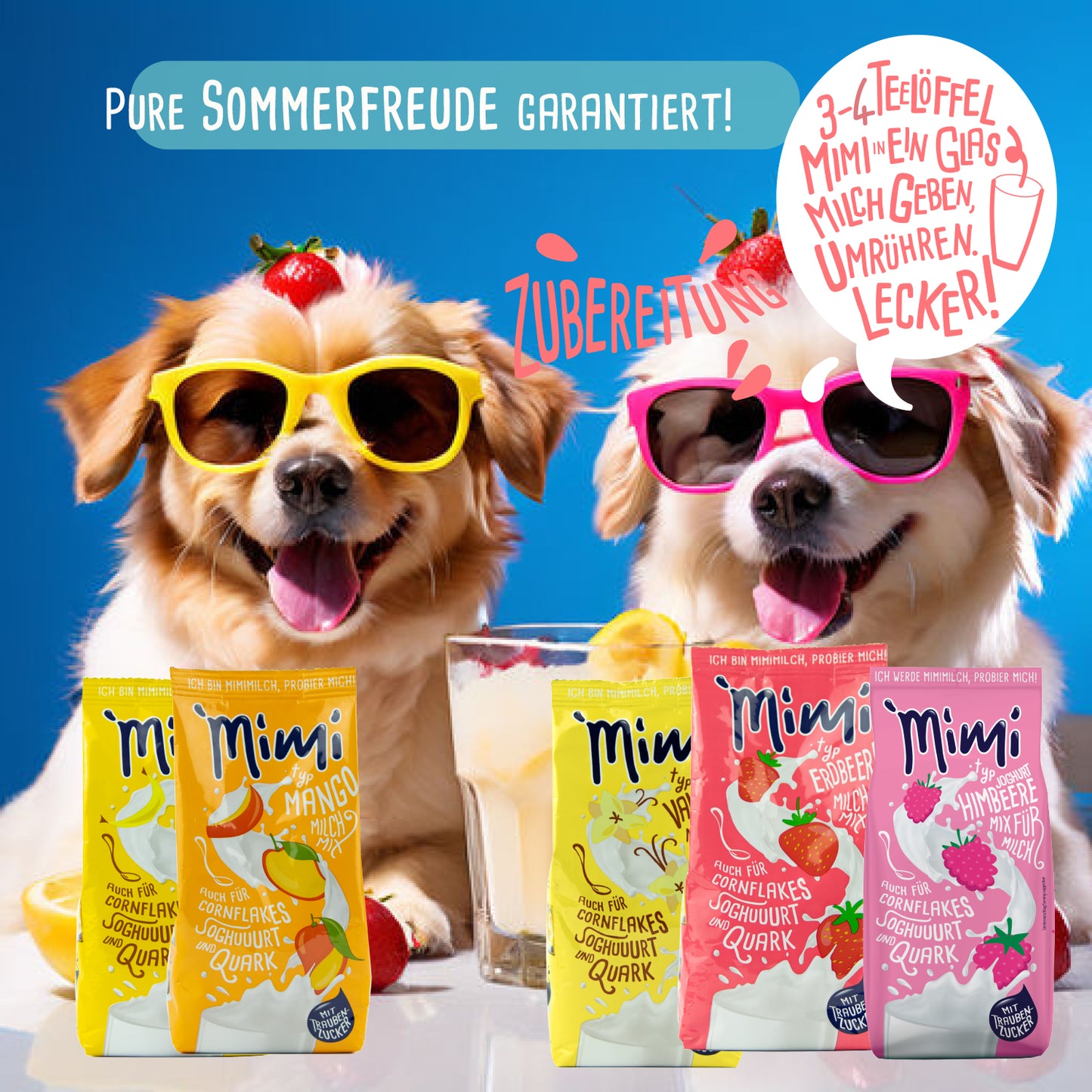 WINTER SPECIAL: MIMI Milchmix & Sommer Shake - 2 Stück pro Sorte - Probierpack