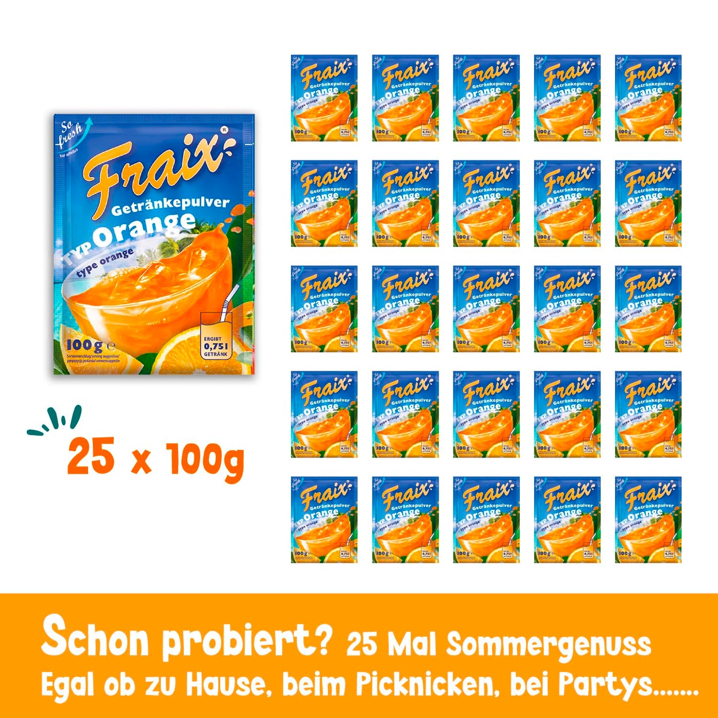 FRAIX Orange 25 x 100g