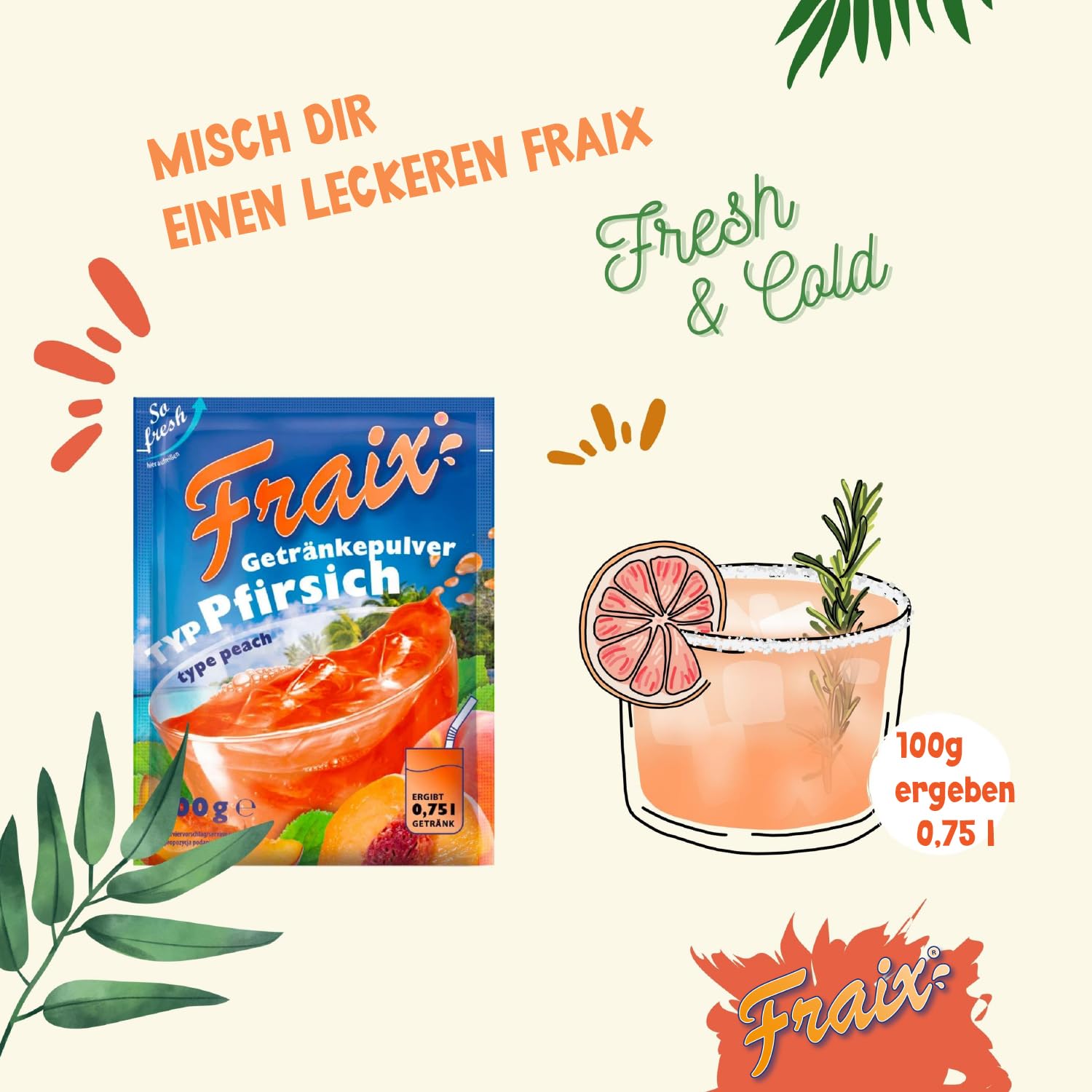 FRAIX Pirsich 25 x 100g